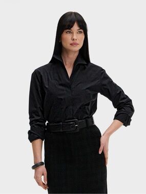 SARAH ALEXANDRA RENEE BASSETTI BLACK DIAMOND WHITE PINDOT SIGNATURE SHIRT 8